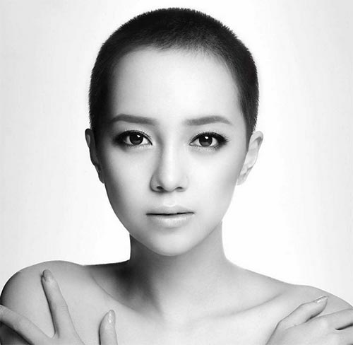 ดาราหญิงตัดผมสกินเฮด ดาราหญิงตัดผมสกินเฮด