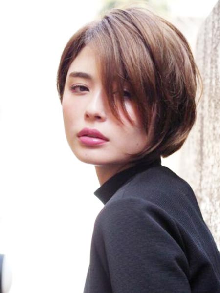 ทรงผมสั้นหญิง 2017 หน้ากลม ทรงผมสั้นหญิง 2017 หน้ากลม