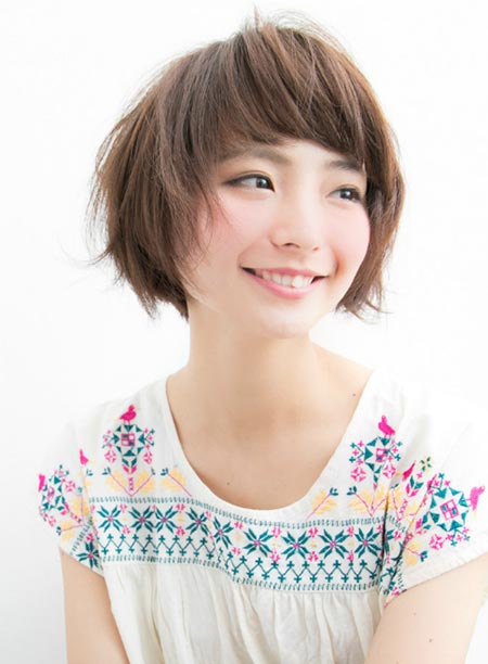 ทรงผมสั้นหญิง 2017 หน้ากลม ทรงผมสั้นหญิง 2017 หน้ากลม