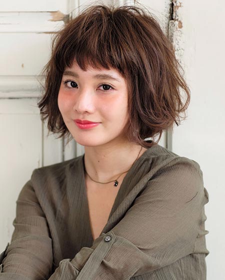 ทรงผมสั้นหญิง 2017 หน้ากลม ทรงผมสั้นหญิง 2017 หน้ากลม