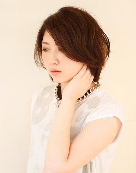 ทรงผมสั้นหญิง 2017 หน้ากลม ทรงผมสั้นหญิง 2017 หน้ากลม