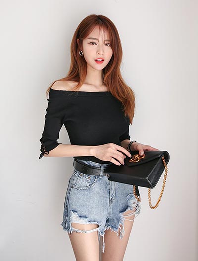 ยีนส์ขาสั้น ยีนส์ขาสั้น