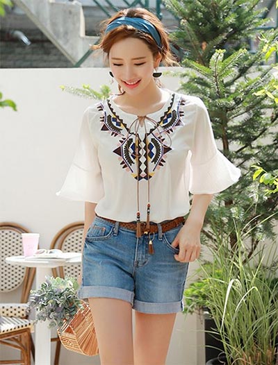 ยีนส์ขาสั้น ยีนส์ขาสั้น