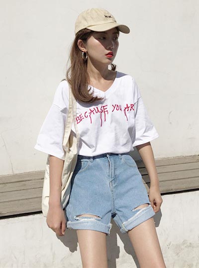 ยีนส์ขาสั้น ยีนส์ขาสั้น