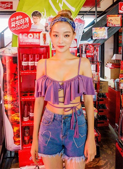 ยีนส์ขาสั้น ยีนส์ขาสั้น