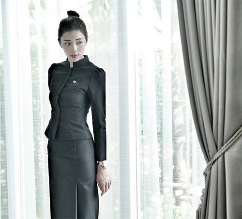 ชุดไทยจิตรลดาสีดำ ชุดไทยจิตรลดาสีดำ