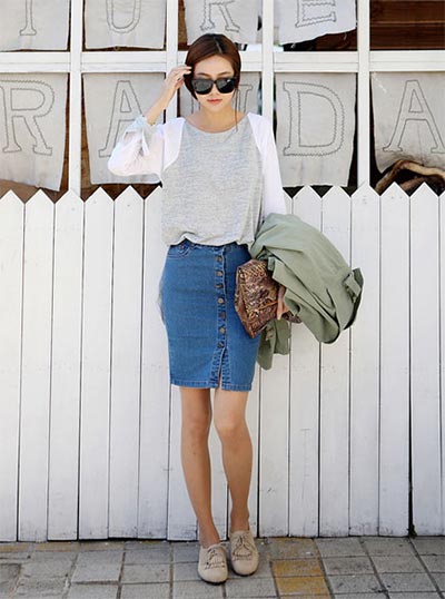 กระโปรงยีนส์ กระโปรงยีนส์