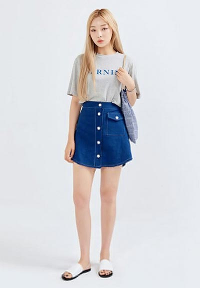 กระโปรงยีนส์ กระโปรงยีนส์