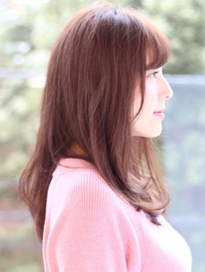 สีผมน้ำตาลอมชมพู สีผมน้ำตาลอมชมพู