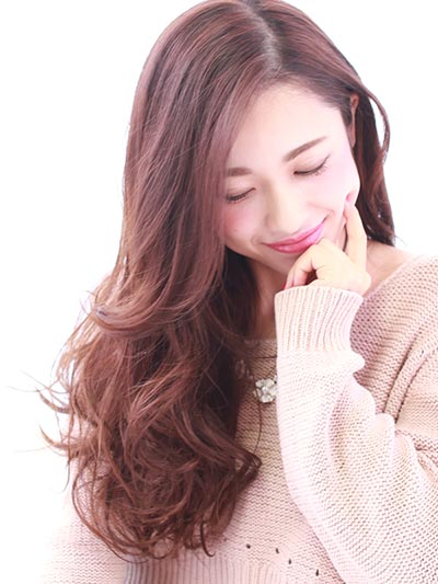 สีผมน้ำตาลอมชมพู สีผมน้ำตาลอมชมพู