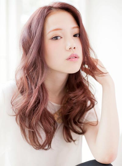สีผมน้ำตาลอมชมพู สีผมน้ำตาลอมชมพู
