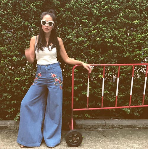 กางเกงขาบาน กางเกงขาบาน