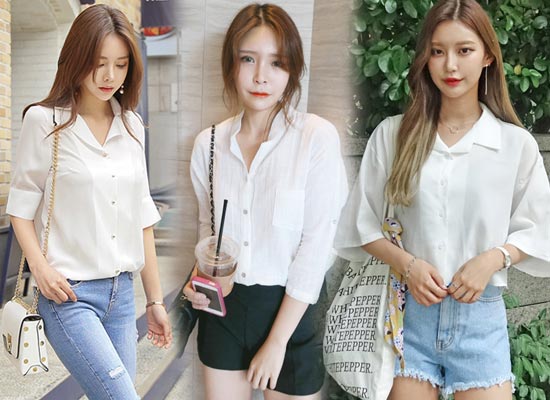 เสื้อเชิ้ตสีขาว เสื้อเชิ้ตสีขาว