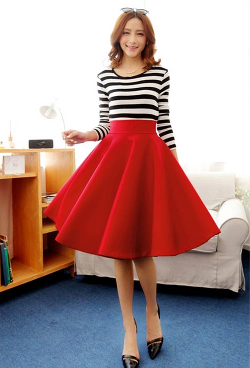 กระโปรงทรงสุ่ม กระโปรงทรงสุ่ม