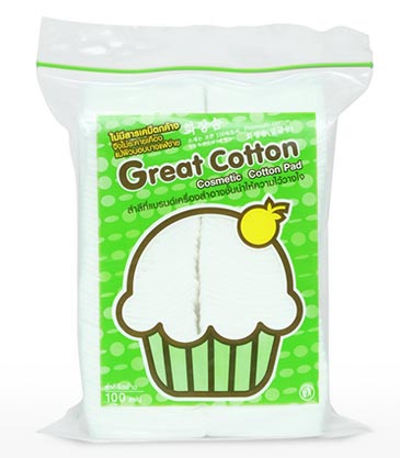 สำลีเช็ดหน้า สำลีเช็ดหน้า