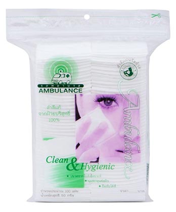 สำลีเช็ดหน้า สำลีเช็ดหน้า