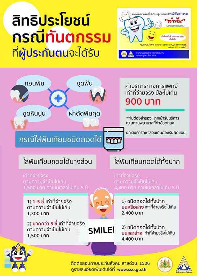 ทำฟัน ประกันสังคม ทำฟัน ประกันสังคม