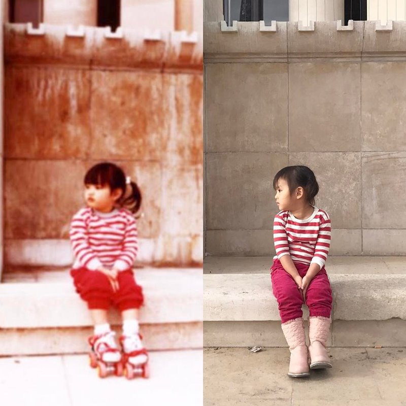 แอฟ ทักษอร ตอนเด็ก กับ น้องปีใหม่ แอฟ ทักษอร ตอนเด็ก กับ น้องปีใหม่