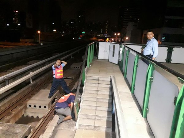 สุนัขตกรางรถไฟฟ้า BTS สุนัขตกรางรถไฟฟ้า BTS