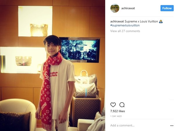 เซเลบไทย กับ Louis Vuitton x Supreme เซเลบไทย กับ Louis Vuitton x Supreme