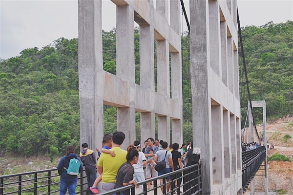 สะพานแขวน เขื่อนแม่กวง สะพานแขวน เขื่อนแม่กวง