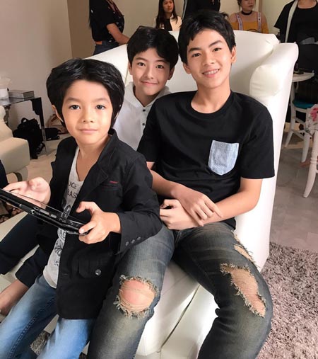 น้องยอร์ช น้องแม็ค น้องมลิค วันเฉลิม ทองเนื้อเก้า น้องยอร์ช น้องแม็ค น้องมลิค วันเฉลิม ทองเนื้อเก้า