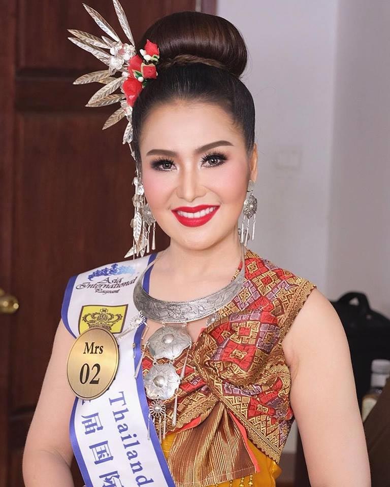 อาร์ ชนุพร Mrs. Asia International 2017 อาร์ ชนุพร Mrs. Asia International 2017