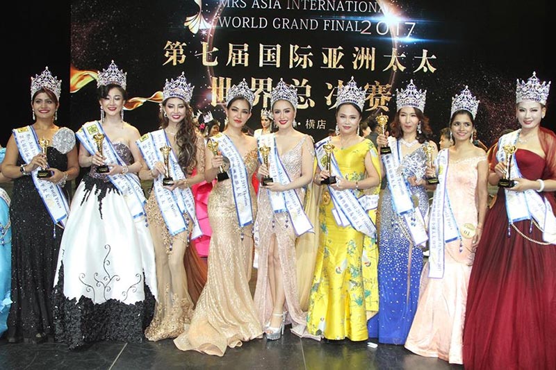 อาร์ ชนุพร Mrs. Asia International 2017 อาร์ ชนุพร Mrs. Asia International 2017