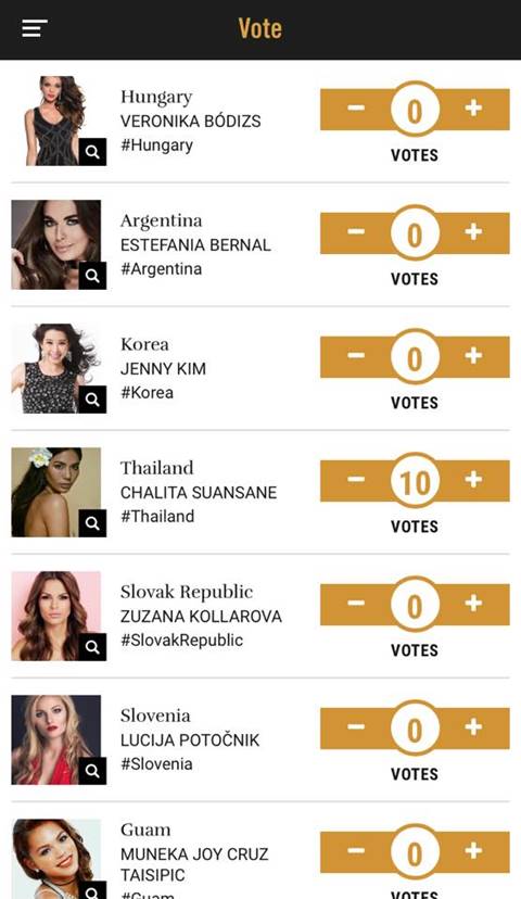 ลุยค่ะ ! เปิดวิธีโหวต มิสยูนิเวิร์ส 2016 เพื่อส่ง น้ำตาล ชลิตา เข้ารอบ 12 คนสุดท้าย ลุยค่ะ ! เปิดวิธีโหวต มิสยูนิเวิร์ส 2016 เพื่อส่ง น้ำตาล ชลิตา เข้ารอบ 12 คนสุดท้าย