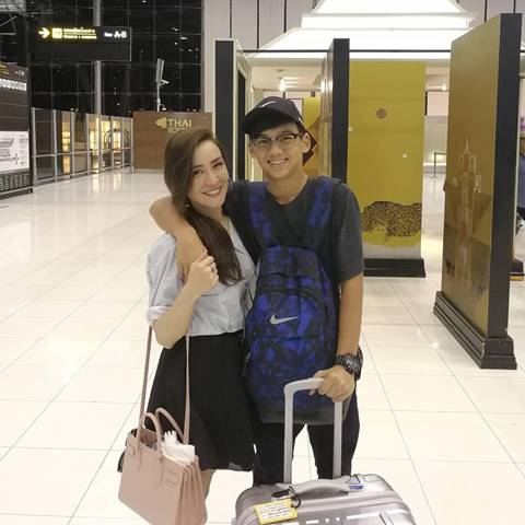 หนุ่ม ศรราม จูงมือ นิโคล ไปส่ง น้องทิกเกอร์ หนุ่ม ศรราม จูงมือ นิโคล ไปส่ง น้องทิกเกอร์