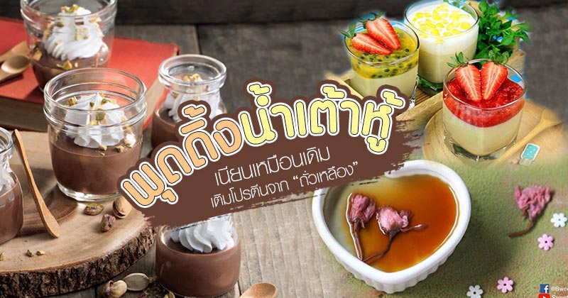 8 สูตรทำพุดดิ้งน้ำเต้าหู้ 8 สูตรทำพุดดิ้งน้ำเต้าหู้