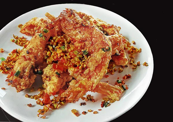 กุ้งผัดพริกเกลือ กุ้งผัดพริกเกลือ