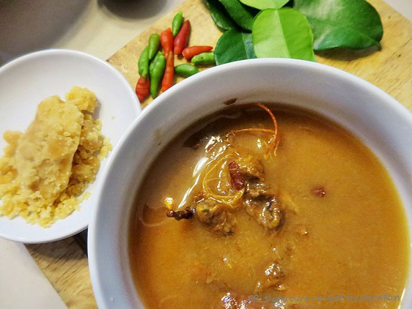 เนื้อเค็มต้มกะทิ เนื้อเค็มต้มกะทิ