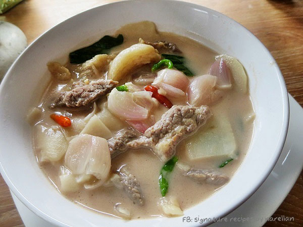 เนื้อเค็มต้มกะทิ เนื้อเค็มต้มกะทิ