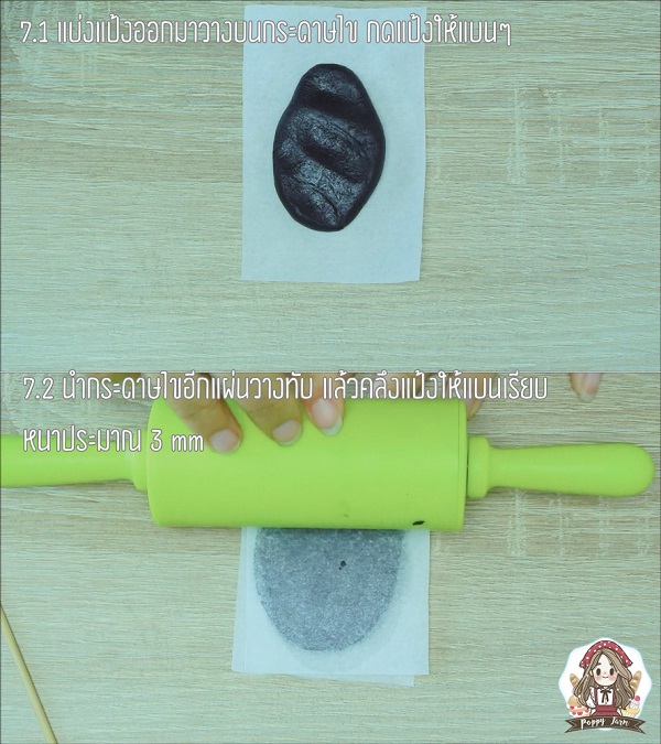 คุกกี้หมีชาร์โคล คุกกี้หมีชาร์โคล