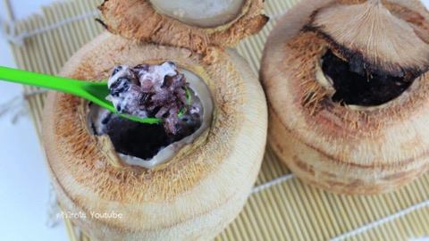 ข้าวหลามในลูกมะพร้าว ข้าวหลามในลูกมะพร้าว