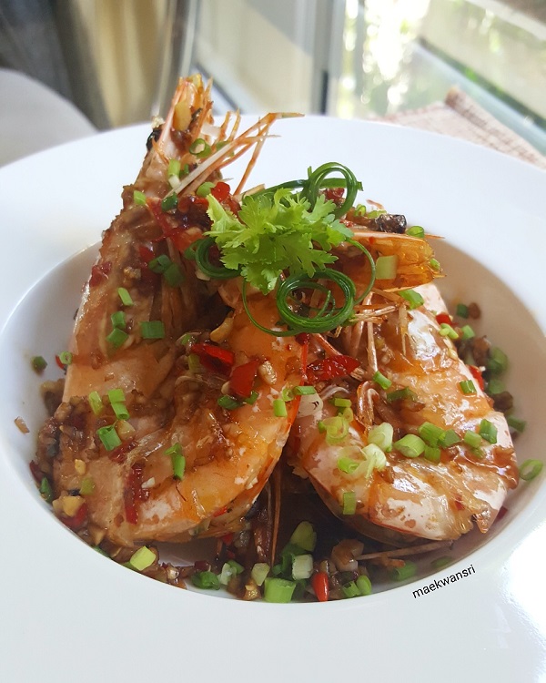 กุ้งผัดพริกสับ กุ้งผัดพริกสับ