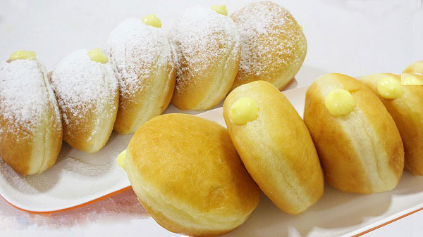 โดนัทไส้ครีม โดนัทไส้ครีม