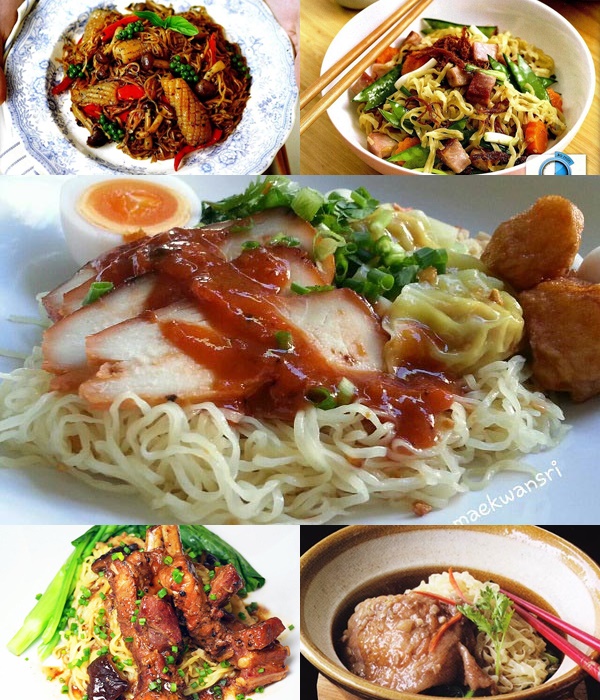5 เมนูบะหมี่แห้ง 5 เมนูบะหมี่แห้ง