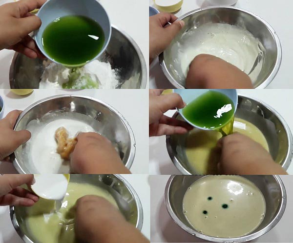 ขนมถ้วยใบเตย ขนมถ้วยใบเตย
