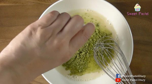 พุดดิ้งนมถั่วเหลืองชาเขียว พุดดิ้งนมถั่วเหลืองชาเขียว