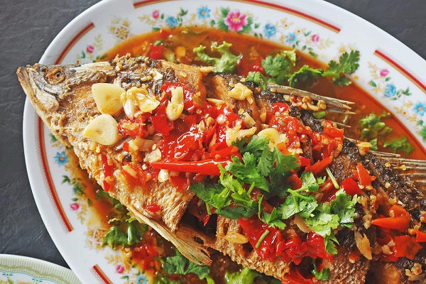 ปลานิลราดพริก ปลานิลราดพริก