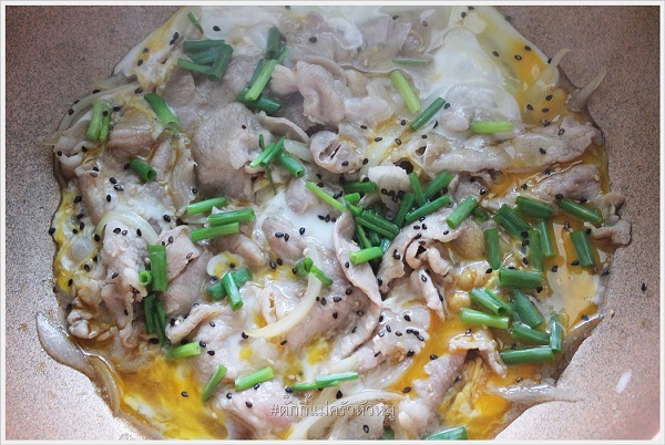 ข้าวหน้าหมูสไลซ์ซอสเทอริยากิ ข้าวหน้าหมูสไลซ์ซอสเทอริยากิ
