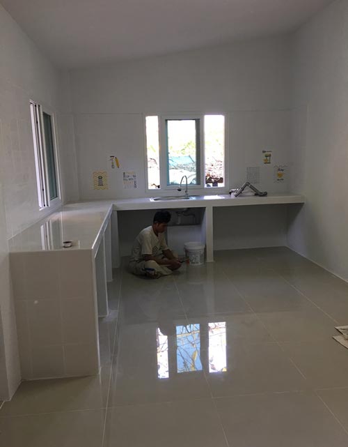 บ้านชั้นเดียวยกพื้นมีระเบียง บ้านชั้นเดียวยกพื้นมีระเบียง