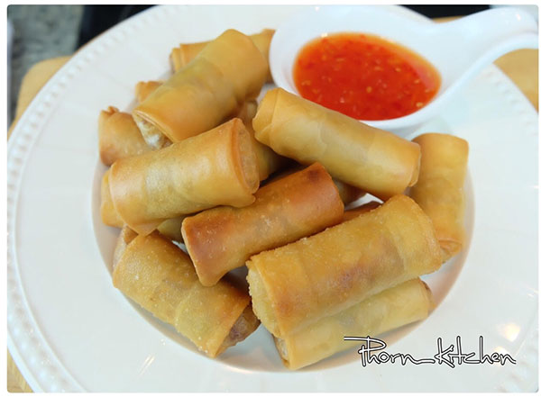 เปาะเปี๊ยะทอดไส้วุ้นเส้นหมูสับ เปาะเปี๊ยะทอดไส้วุ้นเส้นหมูสับ