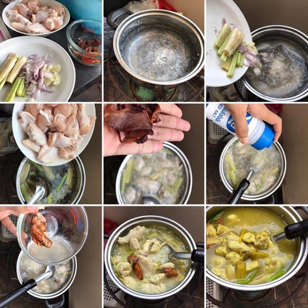 ไก่ต้มขมิ้น ไก่ต้มขมิ้น