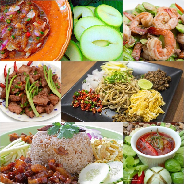 สูตรอาหารไทยใส่กะปิ สูตรอาหารไทยใส่กะปิ