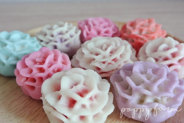 ขนมช่อผกากรองไส้มันหวาน ขนมช่อผกากรองไส้มันหวาน