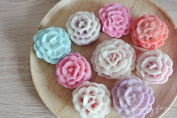 ขนมช่อผกากรองไส้มันหวาน ขนมช่อผกากรองไส้มันหวาน