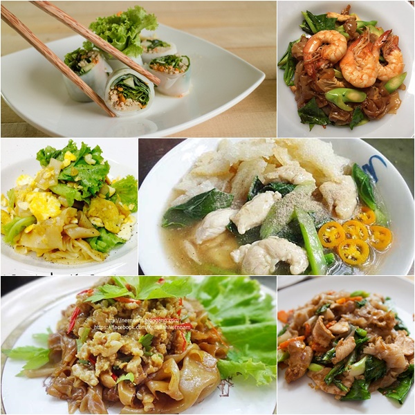 เมนูเส้นใหญ่ เมนูเส้นใหญ่